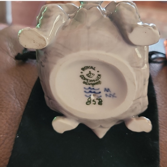 Royal Copenhagen Denmark Porcelain Faun on Tortoise #858; Mint condition - Picture 10 of 13